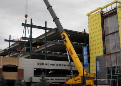 Setting 100,000 lb truss-Burlington, VT