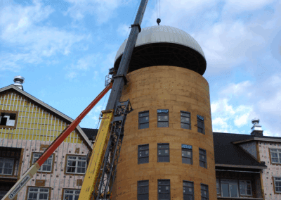Setting the Dome-Waitsfield, VT