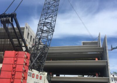 Erecting parking garage in Framingham MA