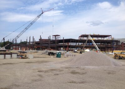 Erecting Steel-Waterbury Vermont State Office Complex