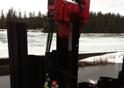 Sheet Piling - Orange Reservoir Spillway