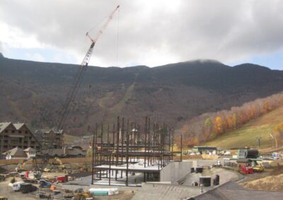 Setting Steel-Spruce Peak Adventure Center, Stowe,VT