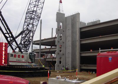 Erecting Stair Tower at Marginal Way-Portland, ME