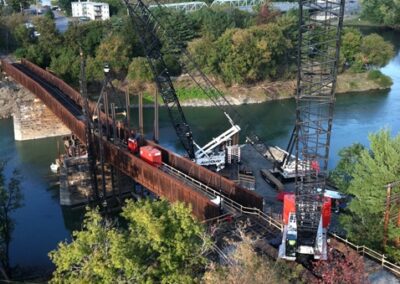 Emergency Repair RR Bridge #501 - White River Junction VT