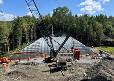 Lamoille Valley Rail Trail culvert replacement in Greensboro