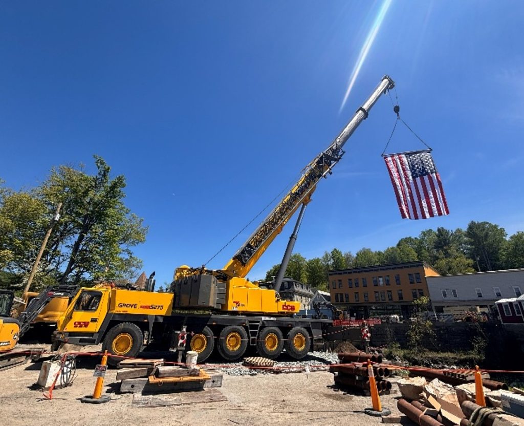 CCS Proudly displaying the American Flag