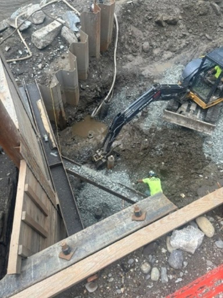 Bridge repair in Hardwick, VT